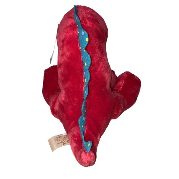 NWT Nat & Jules Pink & Green Dinosaur Plush,Dog Toy, Soft and Cuddley, Rattles - Picture 4 of 7